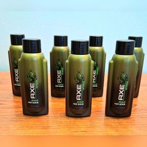 (7)New RARE AXE INTENSE DEEP CLEAN De-Glue SHAMPOO/HAIR SCRUB 1.7 Oz Travel Size
